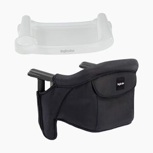 NWT Inglesina Black Clip-On High Chair with Tray